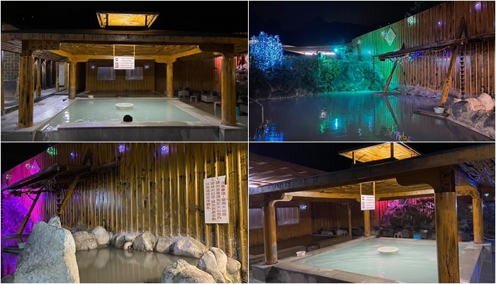 陽明山老字號溫泉餐廳「馬槽花藝村」湯屋,大眾池裸湯,價位,菜單 @海綿飽飽的鳳梨城堡