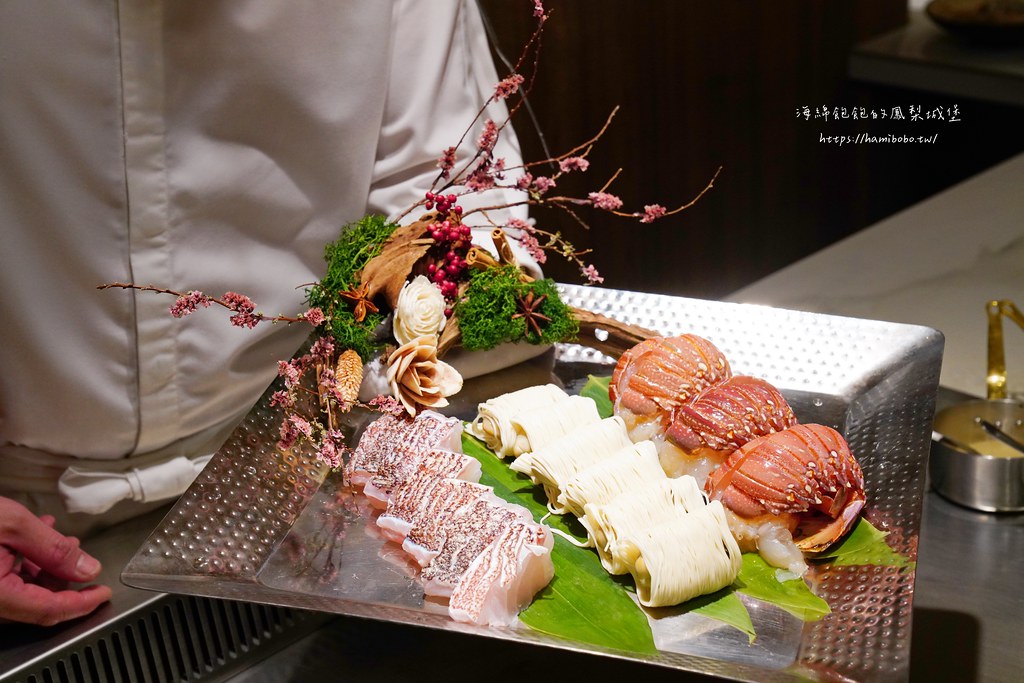 台北大安美食「VAN 東方現代流行鐵板燒大安店」創意鐵板燒、約會餐廳、包廂(菜單價位) @海綿飽飽的鳳梨城堡