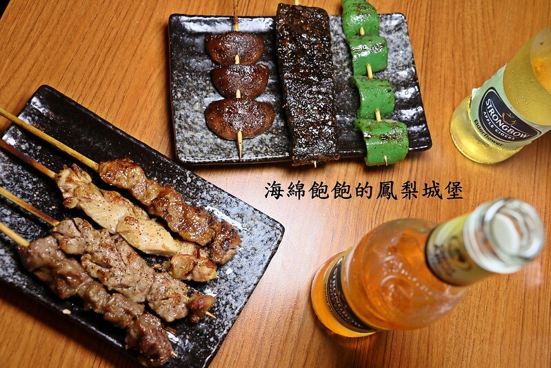 【台北|中山】柒串燒屋-長安東路高CP平價串燒-食尚玩家/15元銅板美食/串燒買七送一/串燒外帶/朋友聚會/球賽轉播/宵夜推薦/免費WIFI(捷運善導寺站) @海綿飽飽的鳳梨城堡