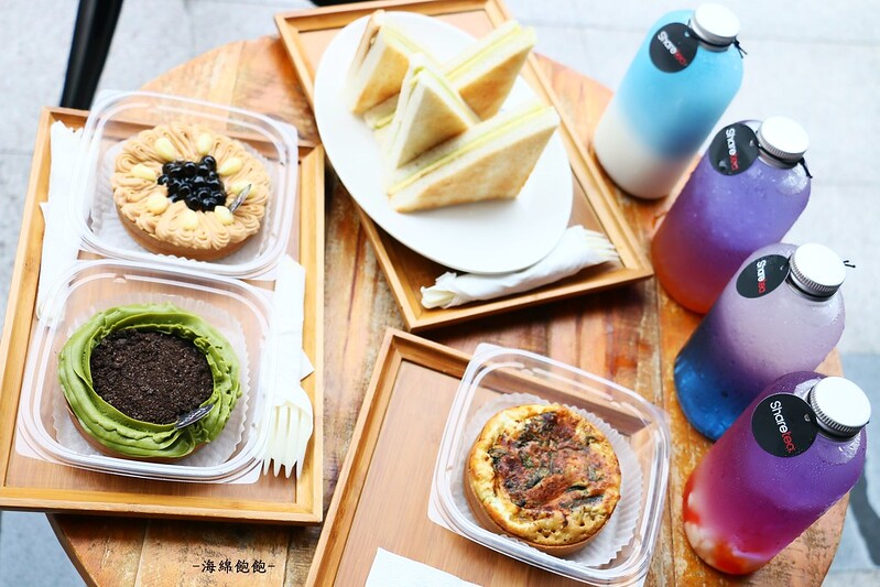 【台北|中山】Sharetea品牌旗艦店(歇腳亭第七代店)超有料的蝶豆花/藍柑橘冰沙/朵塔燒/MAMAK檔加央吐司/IG打卡名店(捷運松江南京站) @海綿飽飽的鳳梨城堡