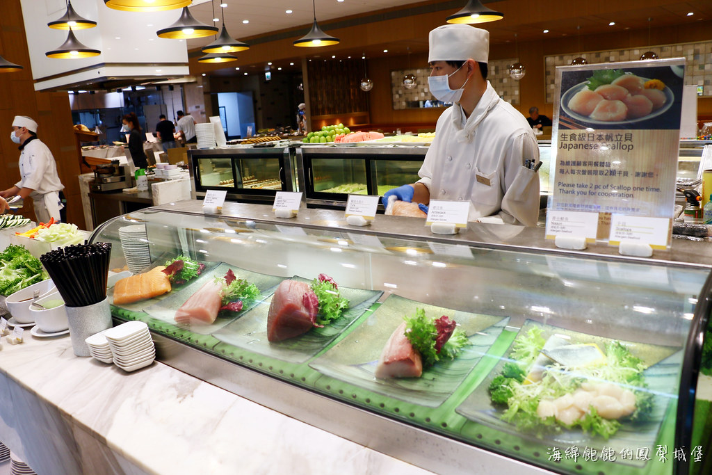 台北六福萬怡酒店敘日全日餐廳｜五星buffet吃到飽、南港美食推薦、龍蝦生蠔干貝吃到飽(捷運南港站) @海綿飽飽的鳳梨城堡