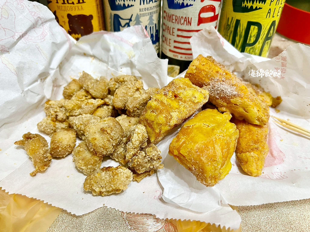 汐止美食「阿卡拉炸雞」汐止第一名地瓜薯條,菜單價位 @海綿飽飽的鳳梨城堡